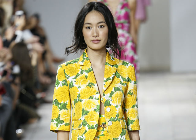 Michael Kors Spring Summer 2015, How to wear yellow without looking sallow!